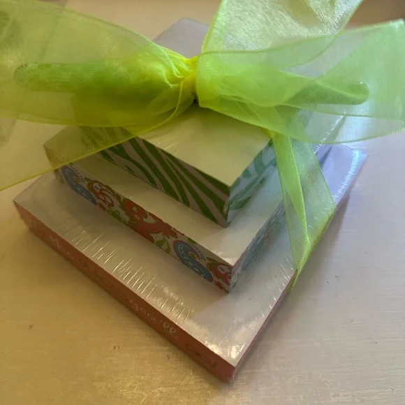 triple notepad set with pen - mudpie! - Picture 2 of 2